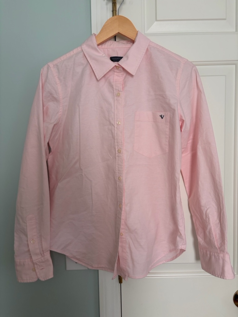 NEW! Vineyard Vines Pastel Pink Button-Down Cotton Oxford sz 6 - Picture 2 of 4
